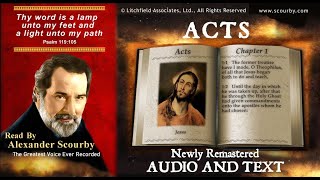 44 | Book of Acts | Read by Alexander Scourby | AUDIO & TEXT | FREE on YouTube | GOD IS LOVE!