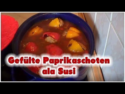 Gefüllte Paprika mit Hackfleisch einfach lecker!. 