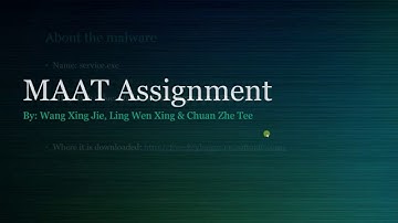 MAAT Assignment Introduction