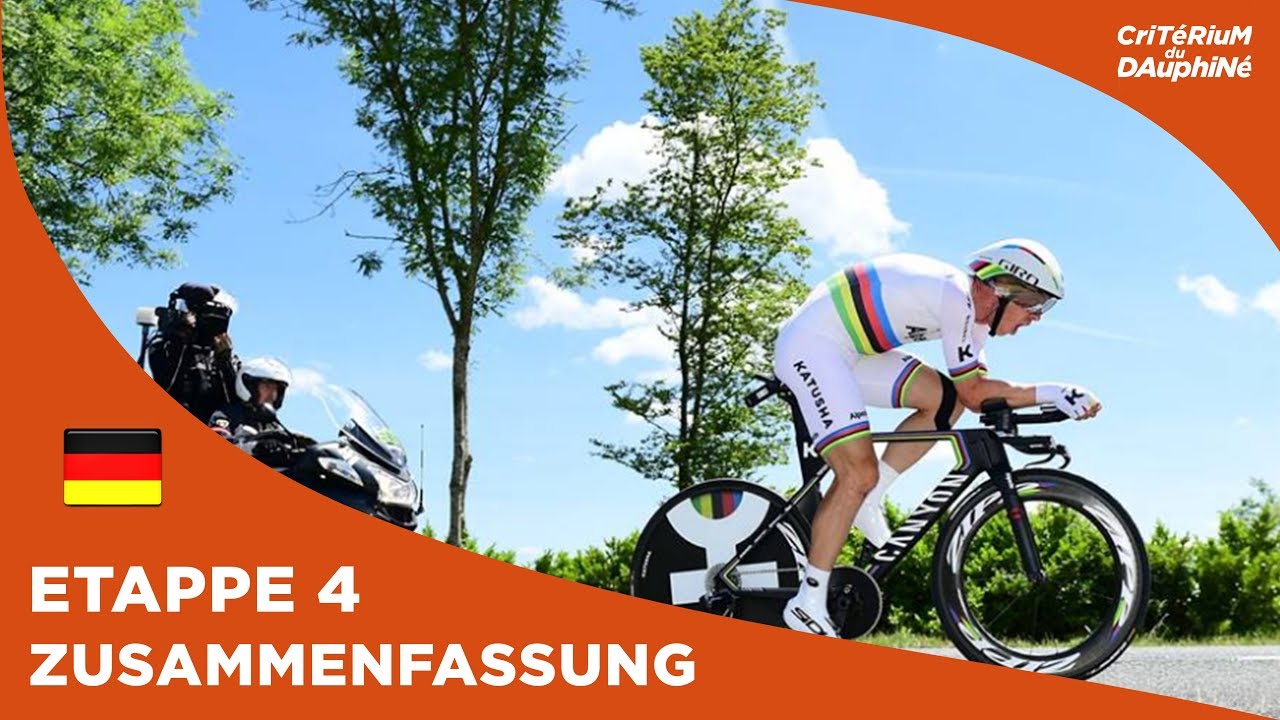 Zusammenfassung - Etappe 4 - Critérium du Dauphiné 2017