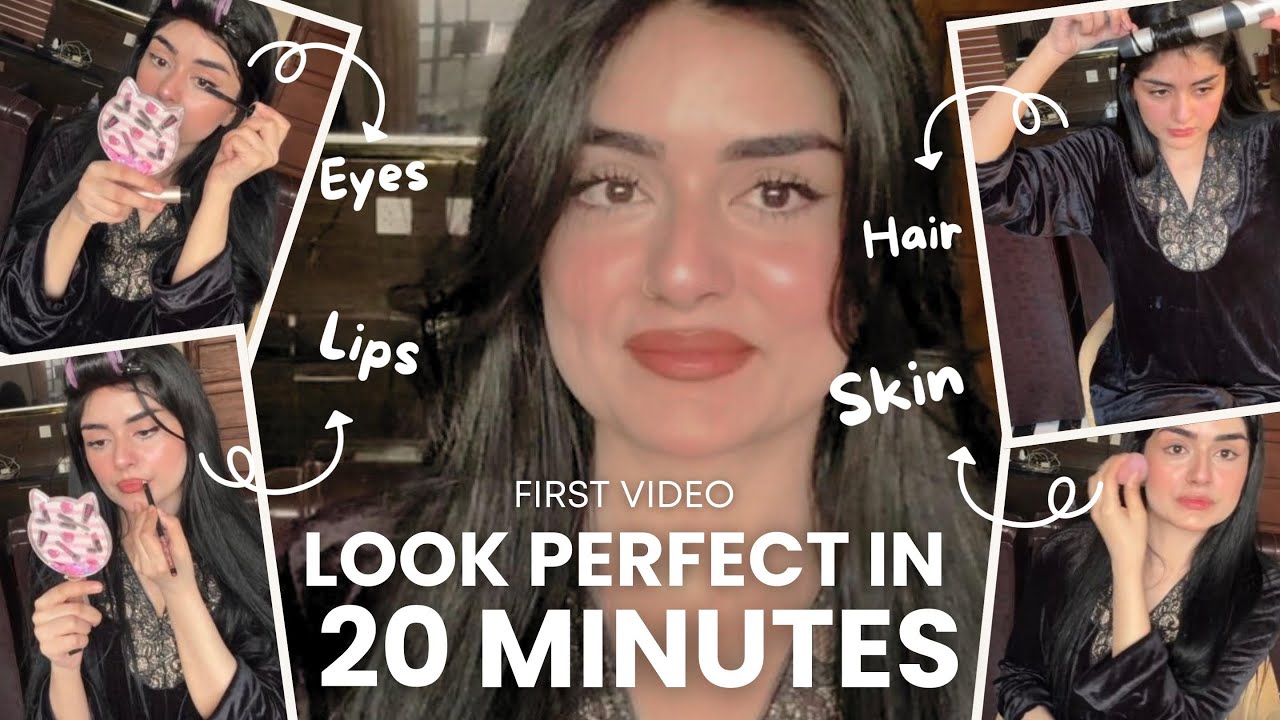 LOOK PERFECT IN 20 MINUTES (Skin Care-Makeup-Outfit) - YouTube