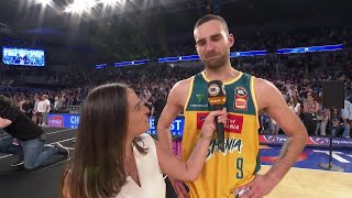 Jack McVeigh post-game interview vs Melbourne United - Championship Series