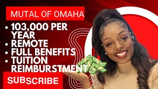 APPLY NOW!!!! MUTUAL OF OMAHA IS HIRING!!!!! NO DEGREE!!!! FULL BENEFITS!!!!!