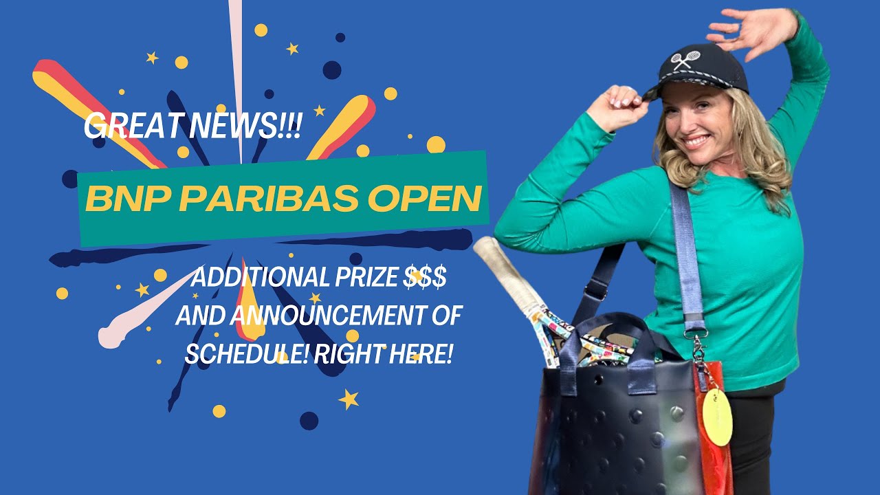 Great announcement from the BNP Paribas Open / Indian Wells Tennis  Tournament is the BEST!