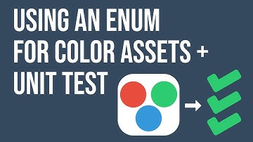 How to use an enum for iOS color assets + unit testing
