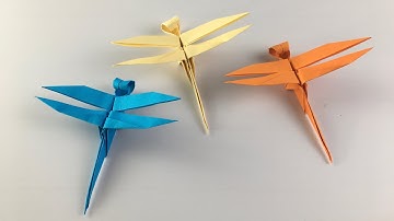 Cách Gấp Con Chuồn Chuồn Bằng Giấy Dễ Dàng | Thùy Trang Handmade
