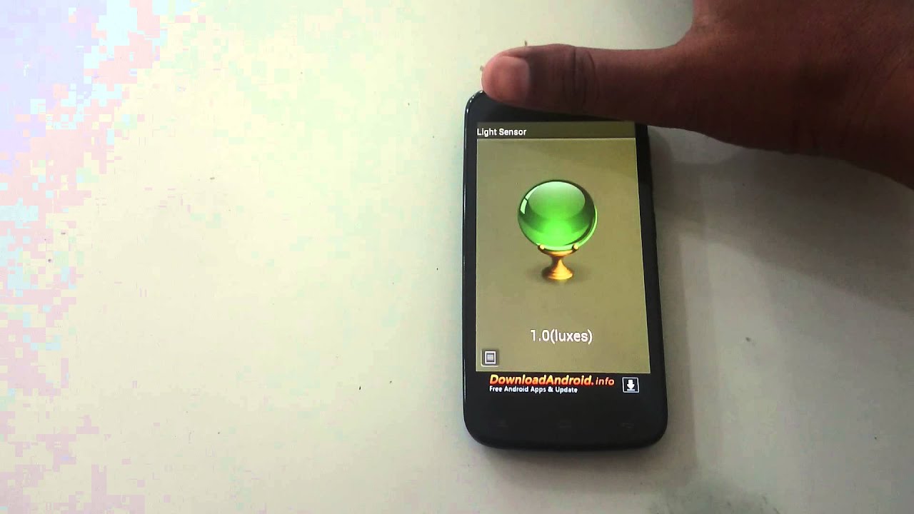 Gionee E3  Light Sensor Test