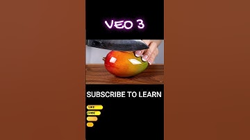 Glass Mango Cutting ASMR 🍋 | Unreal Satisfying Slice in 8 Seconds