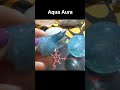 Beautiful aqua aura quartz  