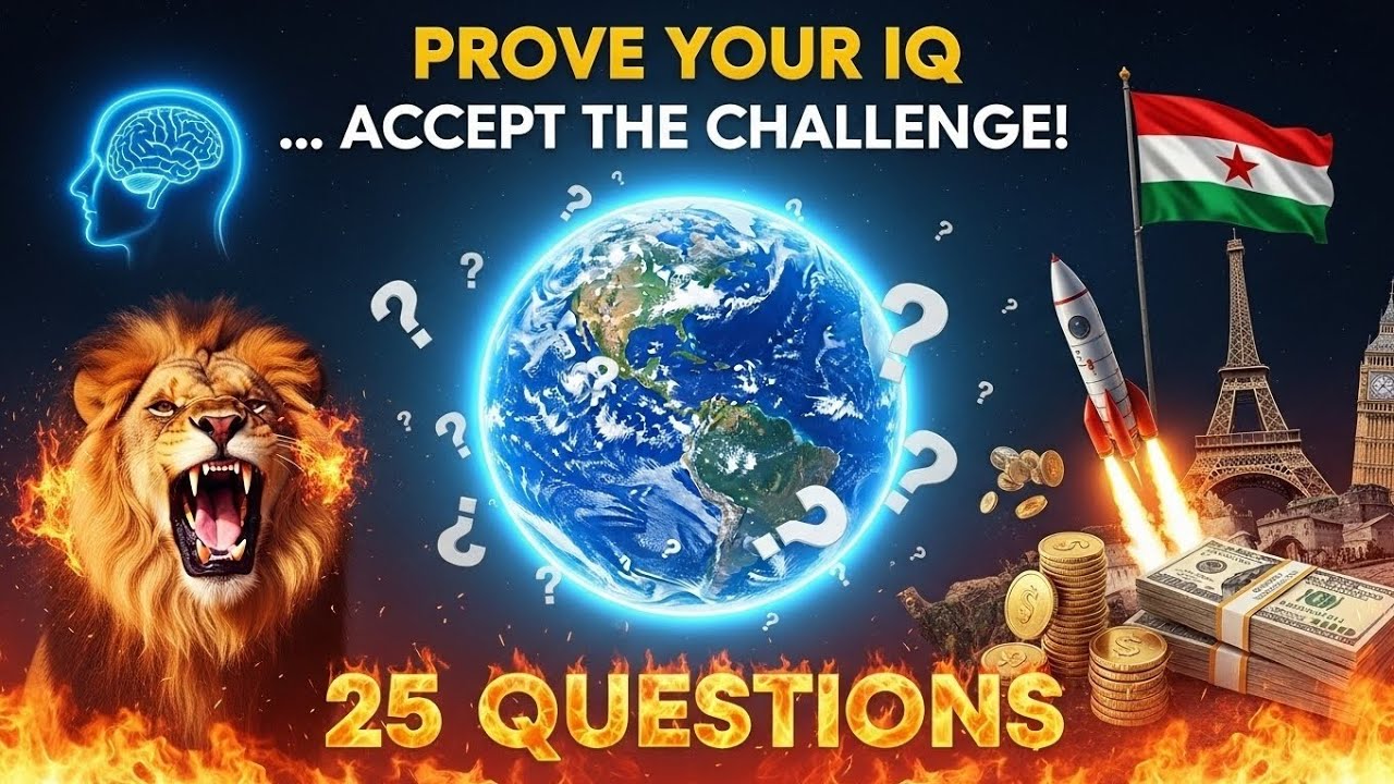 25 GK Questions 😱 | Beat the Average! | Score 10+ = Genius 