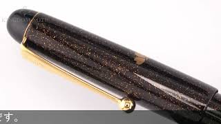 PILOT パイロット 万年筆 研出平蒔絵 桜吹雪 中字 (樹脂軸/旧型) - YouTube