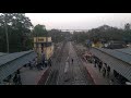 Kolkata local train: The life line of daily life in Kolkata. Jadavpur station