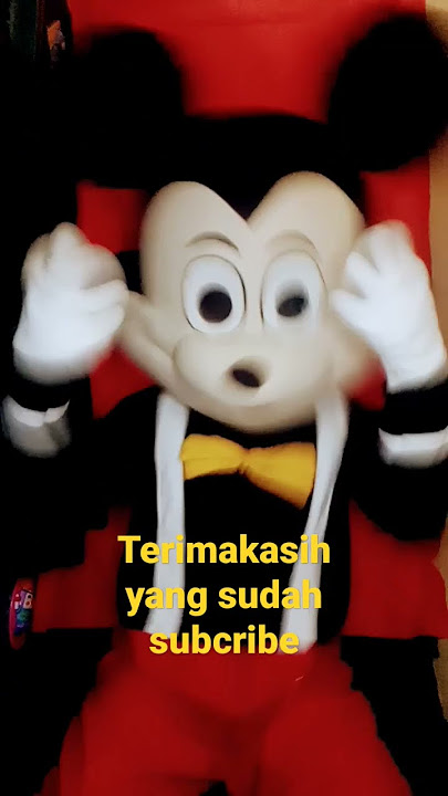 Mickey mouse gelap gelapan joget sikok bagi duo