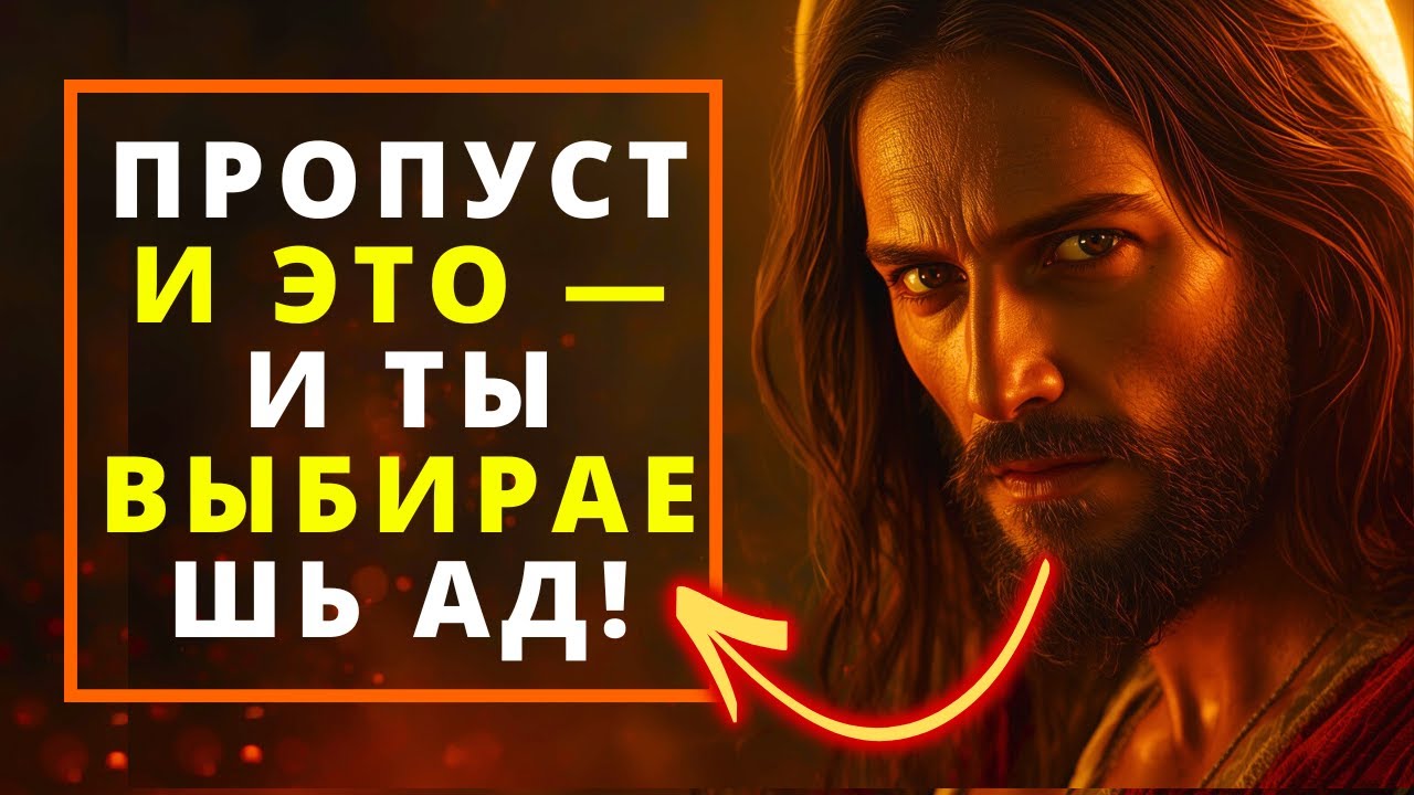 «Бог предупреждает: «Пропусти это — и выберешь ад. Я не шучу»»