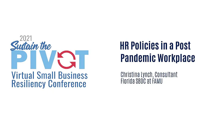 HR Policies in a Post Pandemic Workplace Christina...