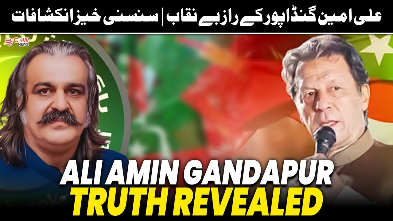 Ali Amin Gandapur Reveals All Secrets – Full Interview Exposes the Truth | TheCOWNews