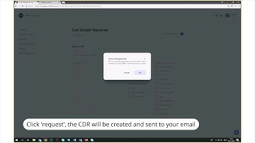 How to retrieve CDR’s – CM Voice Management app