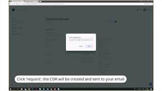 How to retrieve CDR’s – CM Voice Management app screenshot 3