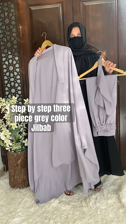 Step by step three piece Jilbab tutorial.!!! #ytshorts #jilbab #tutorial #youtube