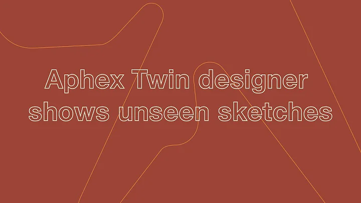 Aphex Twin logo designer Paul Nicholson shows more...