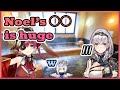 Marine showering with Noel: SIZE SCENE【Hololive | Eng Sub】