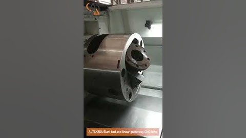 ALTCK50A Slant bed and linear guide way CNC lathe