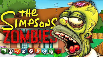 THE SIMPSONS ZOMBIES MAP! - Black Ops 3 Zombies HALLOWEEN CUSTOM MAP GAMEPLAY! (BO3 Zombies)