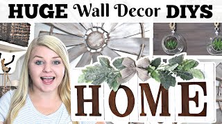 HUGE DIY Dollar Tree Wall Decor IDEAS for your HOME! | High-End Dollar Tree Farmhouse DIYS 2020