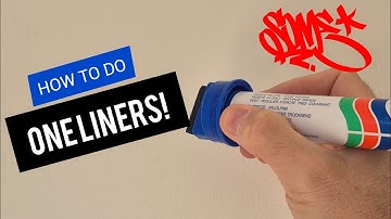 ONE LINERS - Graffiti Handstyle Tutorial #graffiti #graffitiart #tutorial