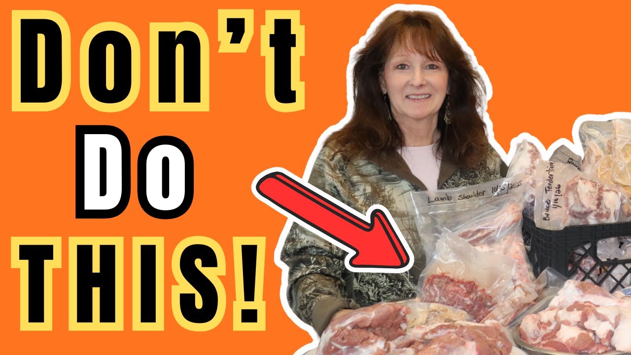 Как мы вакуумно упаковываем мясо для длительного хранения продуктов.