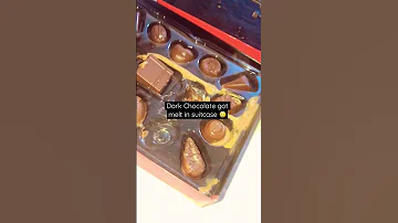 Nestle Black Magic Dark Chocolate gets melt in suitcase. #darkchocolate #nestle #shorts #drfaryal