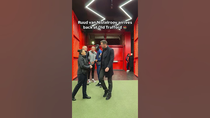Ruud Van Nistelrooy Returns To Old Trafford 😍
