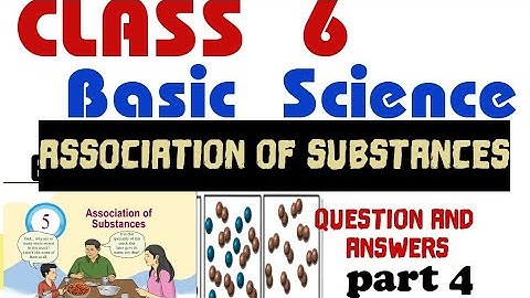 Class 6 Basic Science Chapter 5 | Association of Substances |Explanation in English| Kerala Syllabus