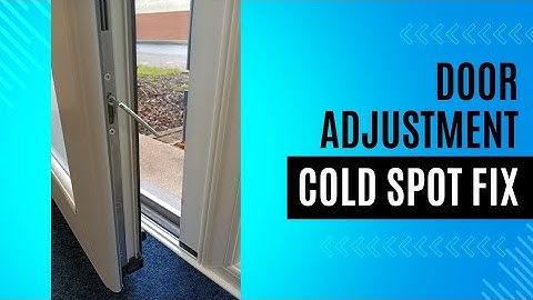 Stop tocht! Pas de nok van de uPVC-deurrol aan en zorg voor een goede afsluiting | Zelf dubbel gl...