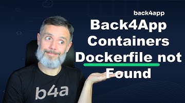 Fixing Dockerfile not Found Error