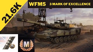 Wot console WFM5  21.6k Mastery  3Mark of excellence