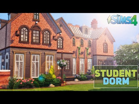 видео: Студенческая Общага / Университетское общежитие (No CC) the Sims 4 | Симс 4 Строительство