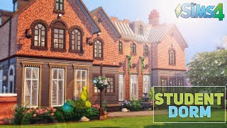 STUDENT Dorm 📚 University Housing (No CC) the Sims 4 | Stop Motion