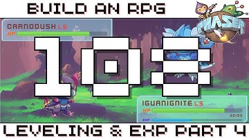 Monster Tamer - RPG Tutorial with Phaser 3 - Ep. 108 - Leveling & Experience Part 4 #monstertamer