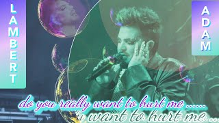 Adam Lambert - Do You Really Want To Hurt Me (music video | fan made)