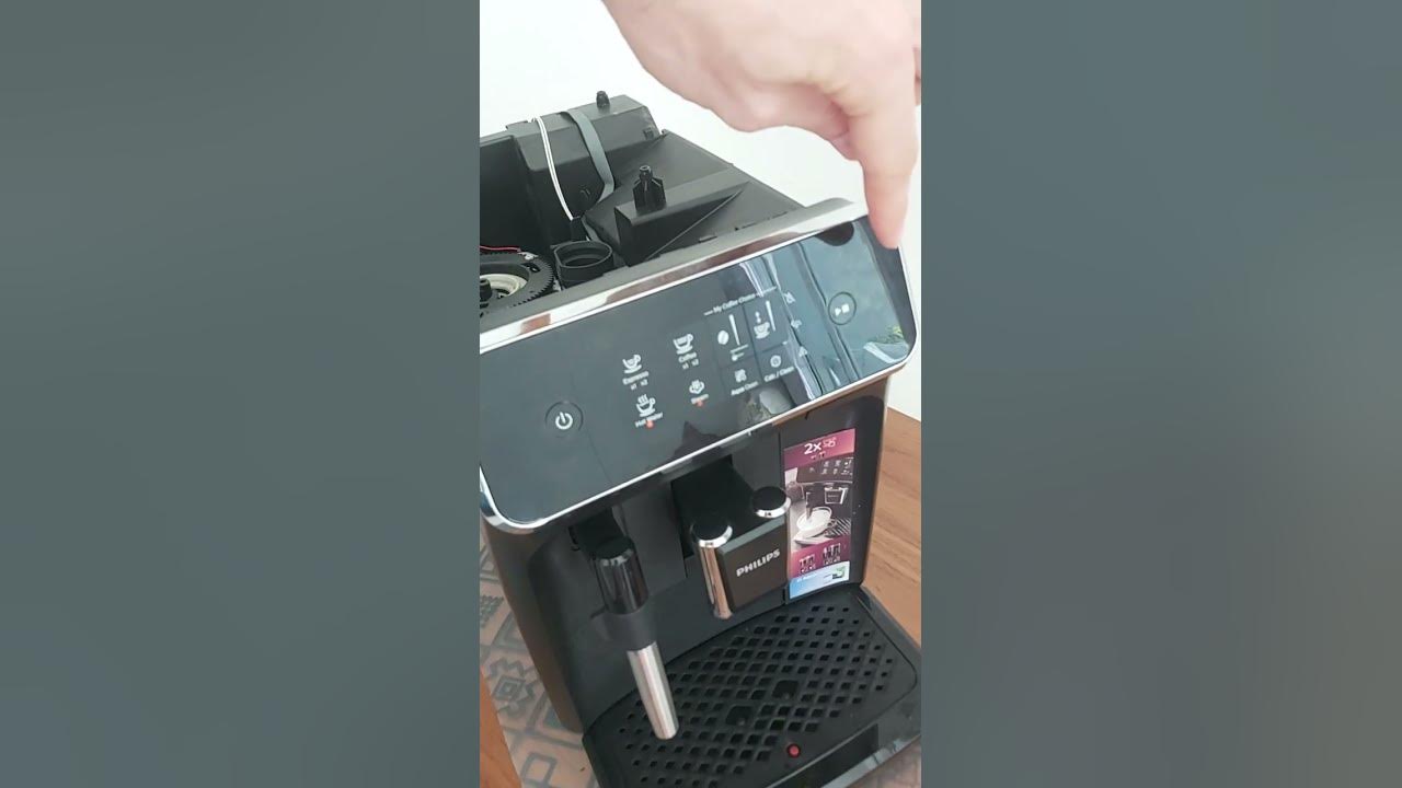 philips coffee machine ep2220/10 error flashing lights YouTube