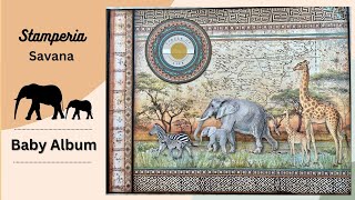 Stamperia Savana- Inside Back Cover Build