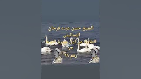 الشيخ حسن عبده فرحان البساتيني التلاوات الذهبية من أول سورة التوبة رقم ١٨