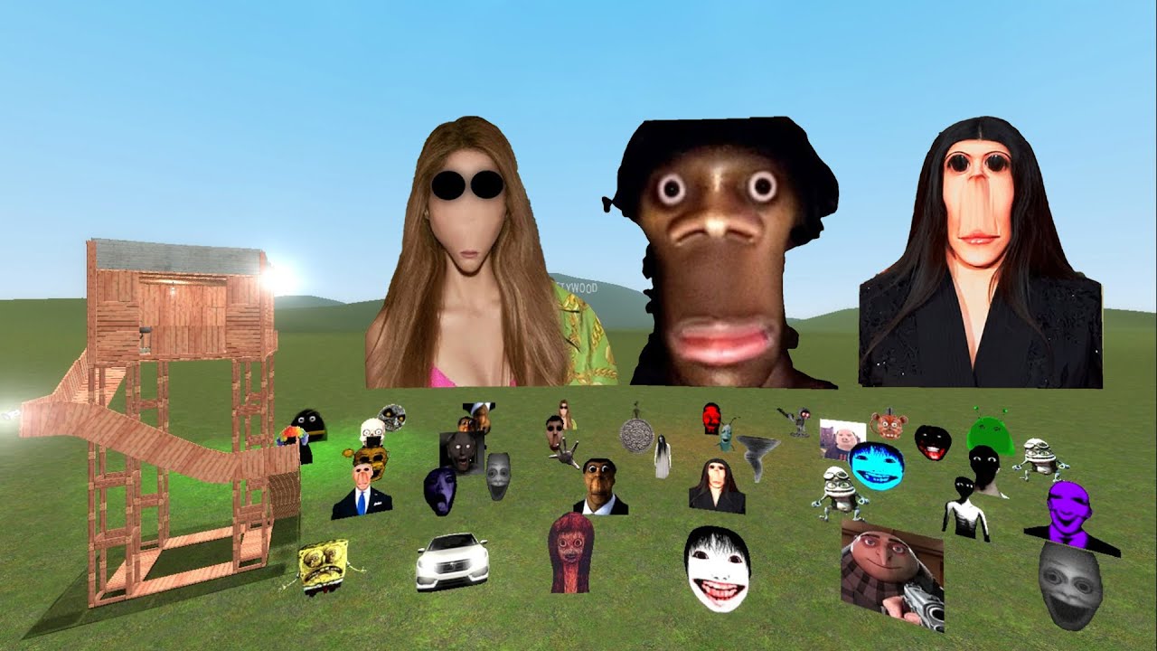 Too Much Nextbots Vs Towers - Garry's Mod