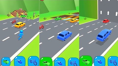 Shape-shifting All Levels Mobile Walthrough iOS,Android Gameplay Stick Run Game New Level Part 35