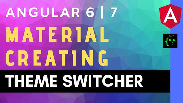 Custom Colour / Theme Switcher Material Design - Angular 6 | 7 - CodeWithSrini