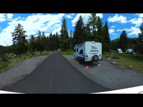 Pebble Creek Campground Yellowstone National Park  by Campground Views - Start your camping trip here!