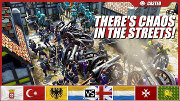 [AOE3] MASSIVE Team Game Creates Madness!