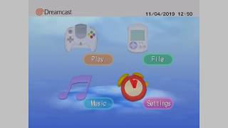 Dreamcast menu (+alternate menu)