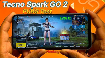 Tecno Spark GO 2 Pubg Test | 120Hz Gaming in Budget - FPS Test , Heating & Battery Test🔥